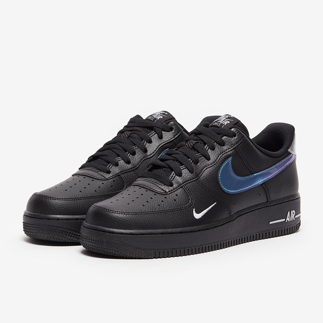 Nike Sportswear Air Force 1 07 - Black/Blue Lightning/Wolf Grey
