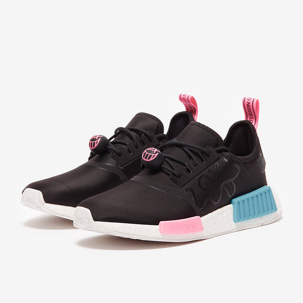adidas gazelle silver green womens adidas NMD_R1 Shoes - Kids - Core Black / Cloud White / Screaming Orange main image 1