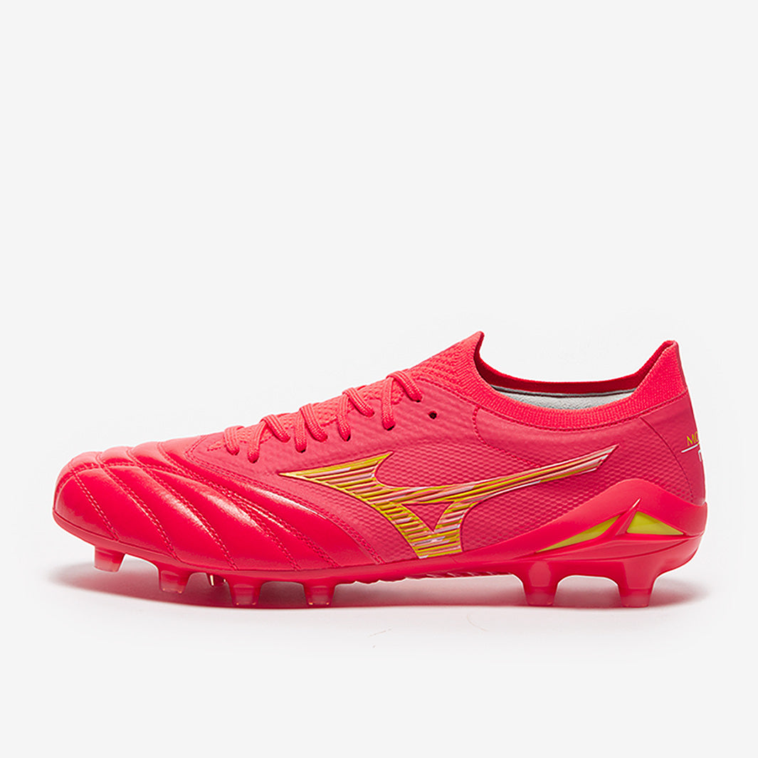 Mizuno Morelia Neo IV Beta Made In Japan FG - Fiery Coral/Bolt