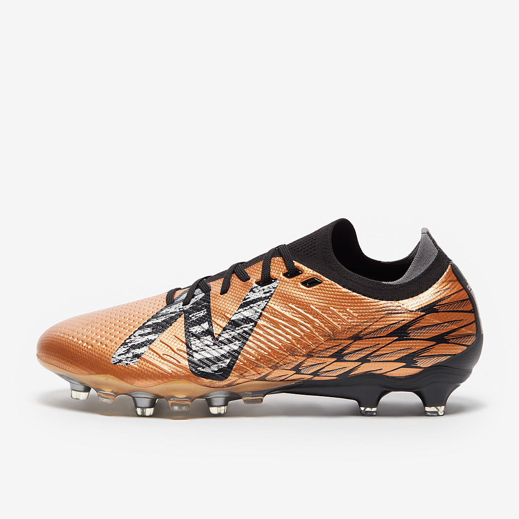 New Balance Tekela V4 Low FG - Copper/Black - Mens Boots