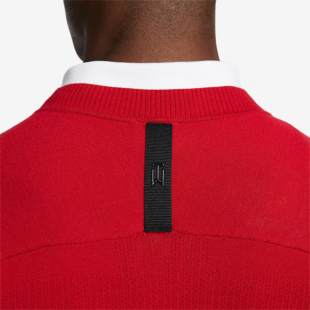 Nike Tiger Woods Golf Sweater - Gym Red/White - Mens Clothing