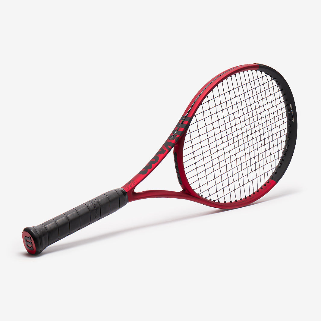 ラケット(硬式用) Wilson CLASH PRO V2 16x20 310g Wilson Clash 100 Pro V2.0 - Red/Black - Mens Rackets