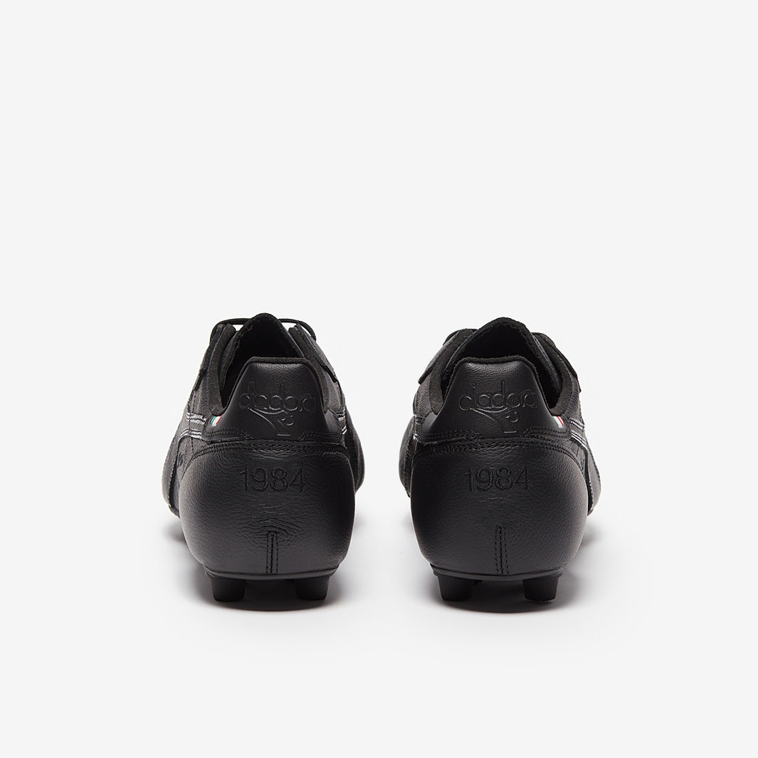 Diadora Brasil Made in Italy OG FG - Black/Black - Mens Boots