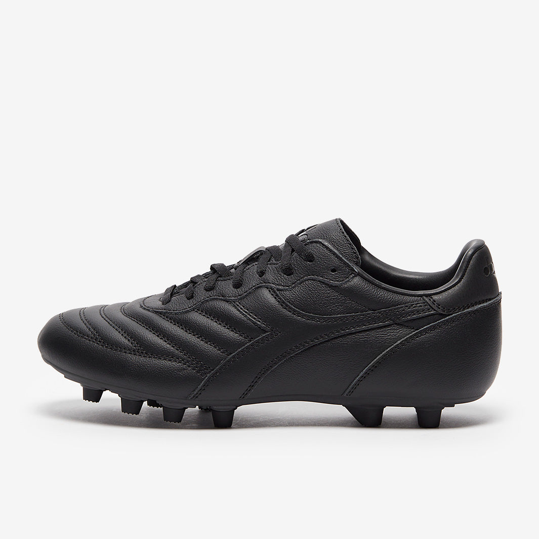 Diadora Brasil Pro FG - Black/Black - Mens Boots