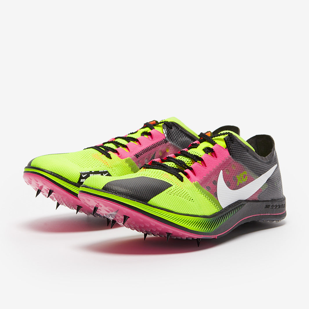 Nike ZoomX Dragonfly XC - Volt/White-Black-Hyper Pink - Mens Shoes
