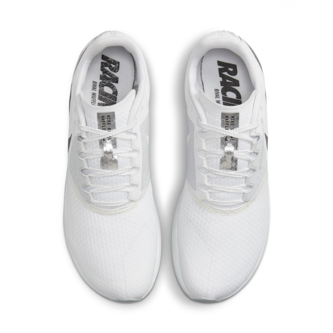 Nike Rival Waffle 6 - White/Black-Pure Platinum - Mens Shoes