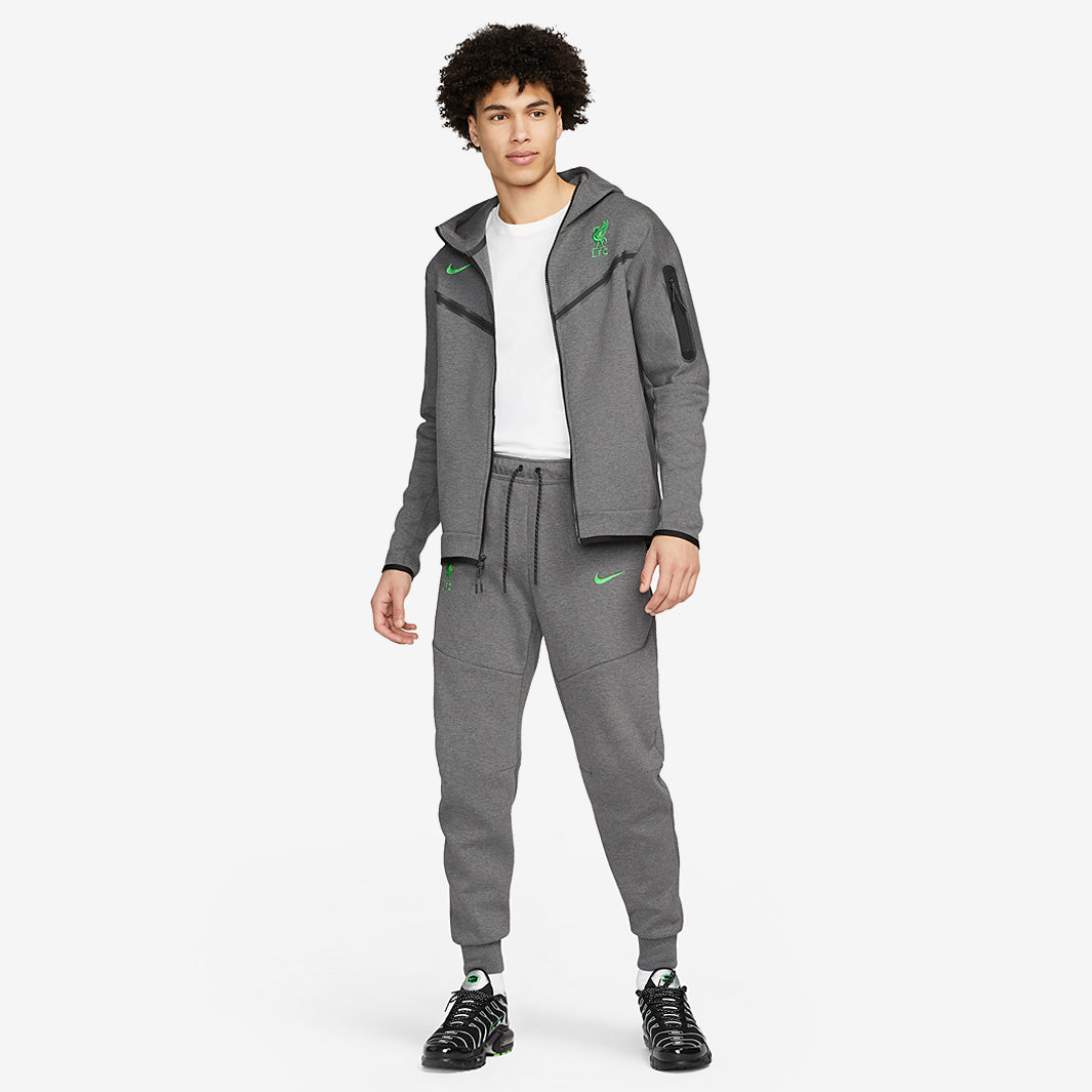 Nike Liverpool FC 23/24 NSW Tech Fleece Jogger - Charcoal Heather