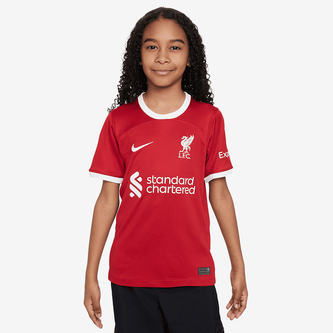 Nike Liverpool 23/24 Kids Dri-Fit Home SS Stadium Shirt