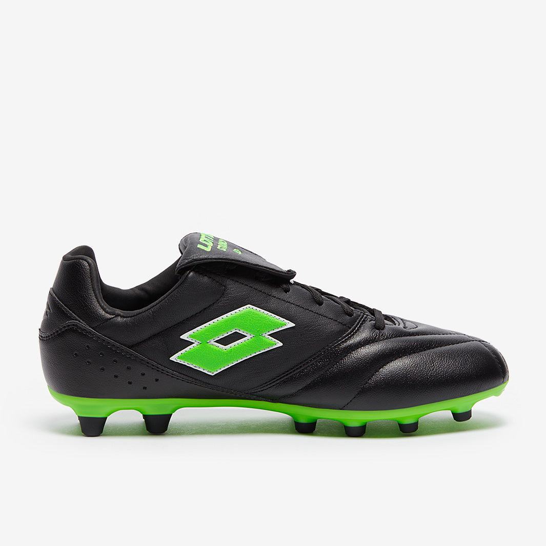 Lotto Stadio 200 III FG 50th Anniversary - All Black/Spring Green