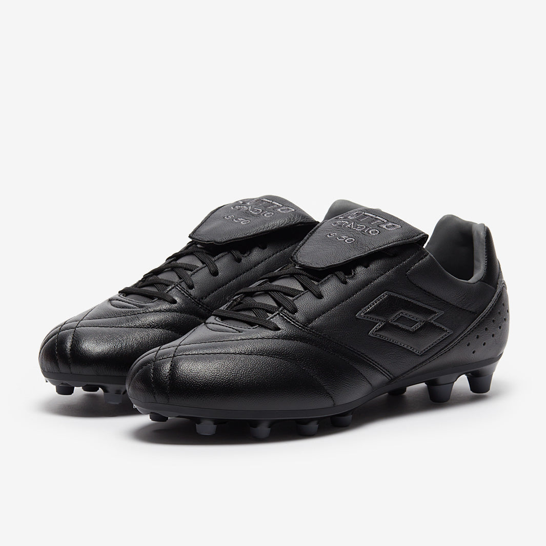 Lotto Stadio 200 III FG 50th Anniversary - All Black/Asphalt