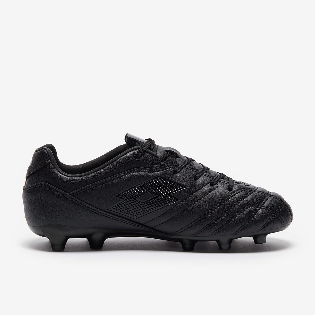 Lotto Kids Stadio 705 FG - All Black - Junior Boots