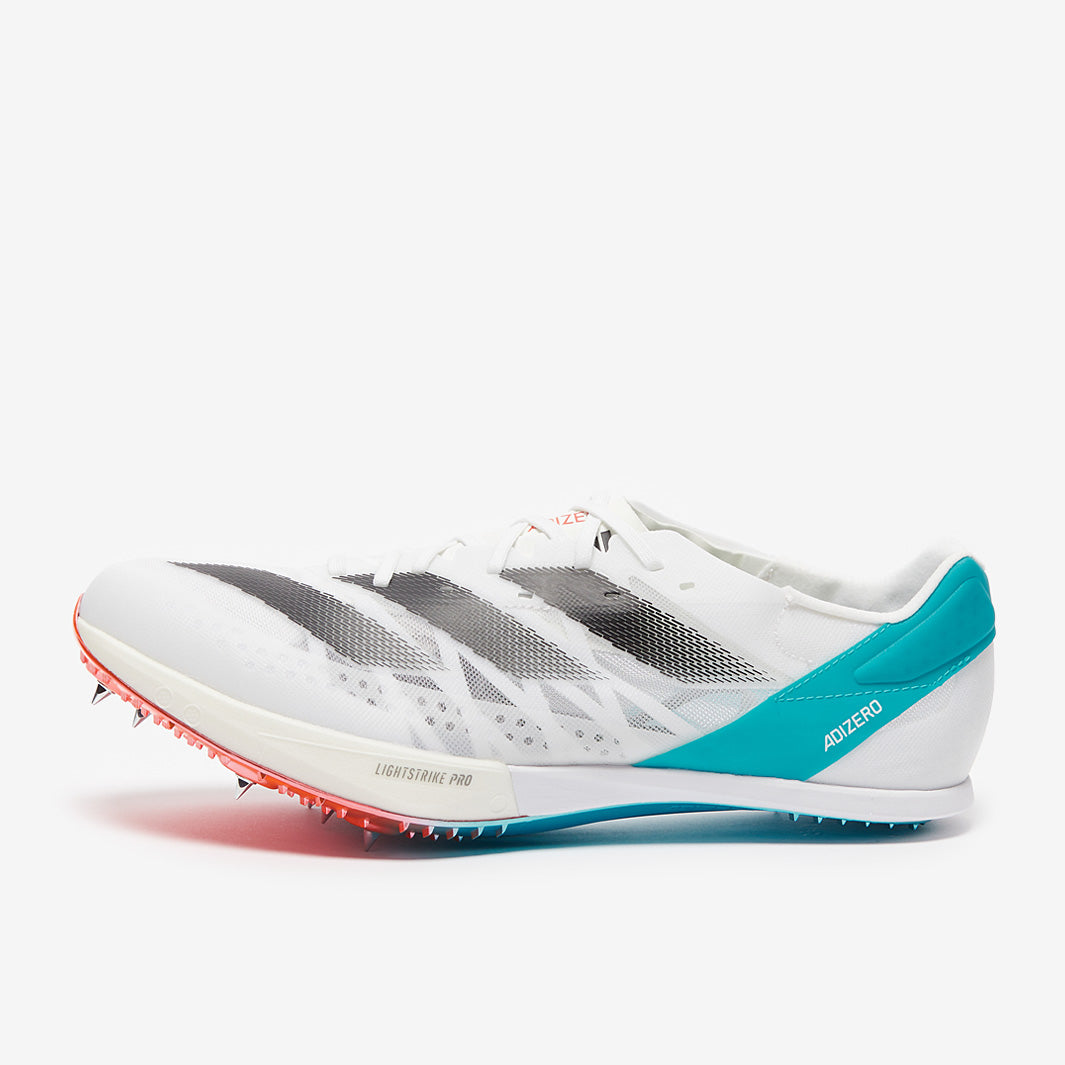 adidas adizero Prime SP2 - Ftwr White/Core Black/Lucid Cyan - Mens