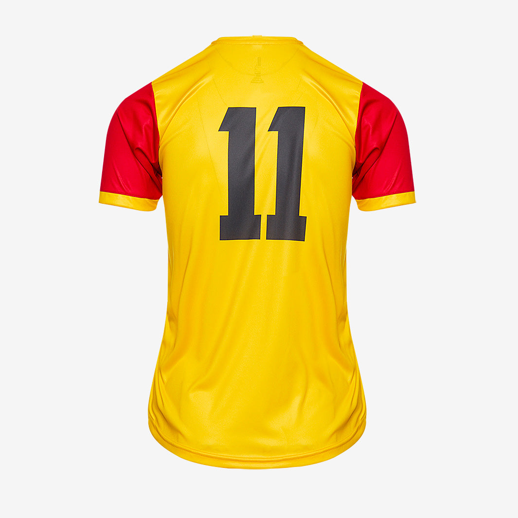Admiral Phoenix FC SS Playing Shirt - Yellow/Red - Mens Football