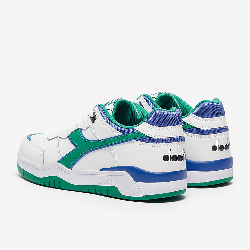 Diadora B.56 Icona - White/Green Lake - Trainers - Mens Shoes