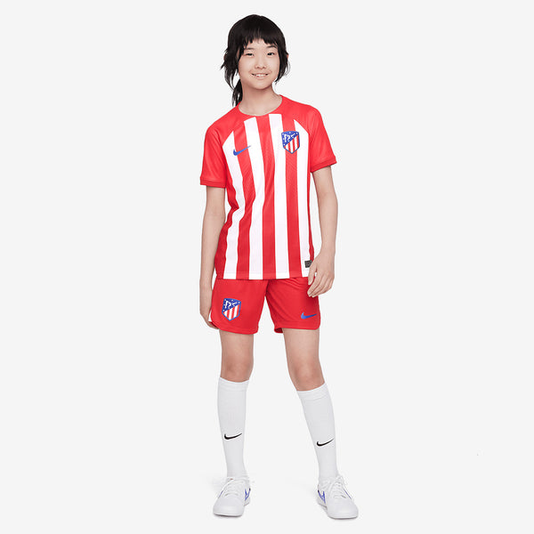 Nike Kids Atletico Madrid 23/24 Dri-Fit Stadium SS Home Shirt