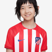 Nike Kids Atletico Madrid 23/24 Dri-Fit Stadium SS Home Shirt