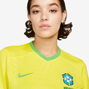 Nike Womens Brazil 2023 Dri-Fit Stadium SS Home Shirt