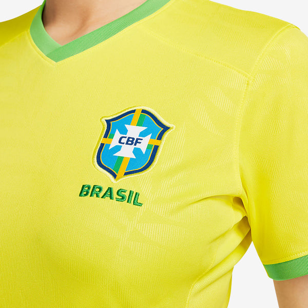 Nike Womens Brazil 2023 Dri-Fit Stadium SS Home Shirt