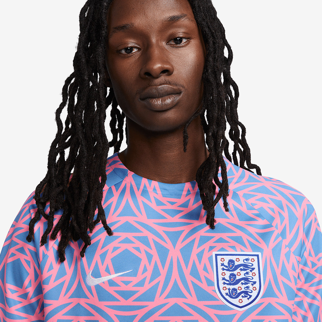 Nike England 2023 Dri-Fit SS Pre-Match Top