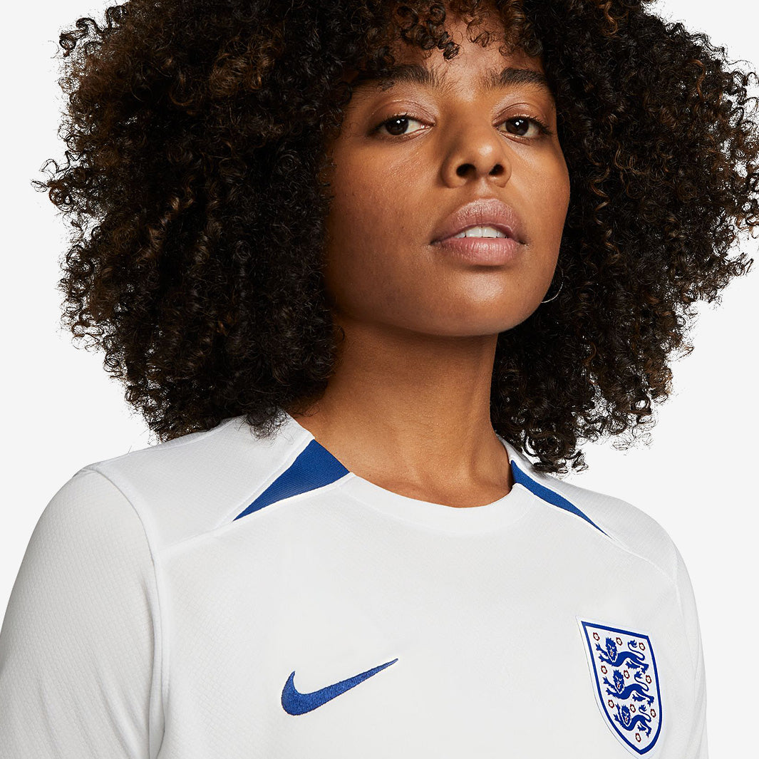 Nike England 2023 Womens Dri-Fit Home SS Stadium Shirt