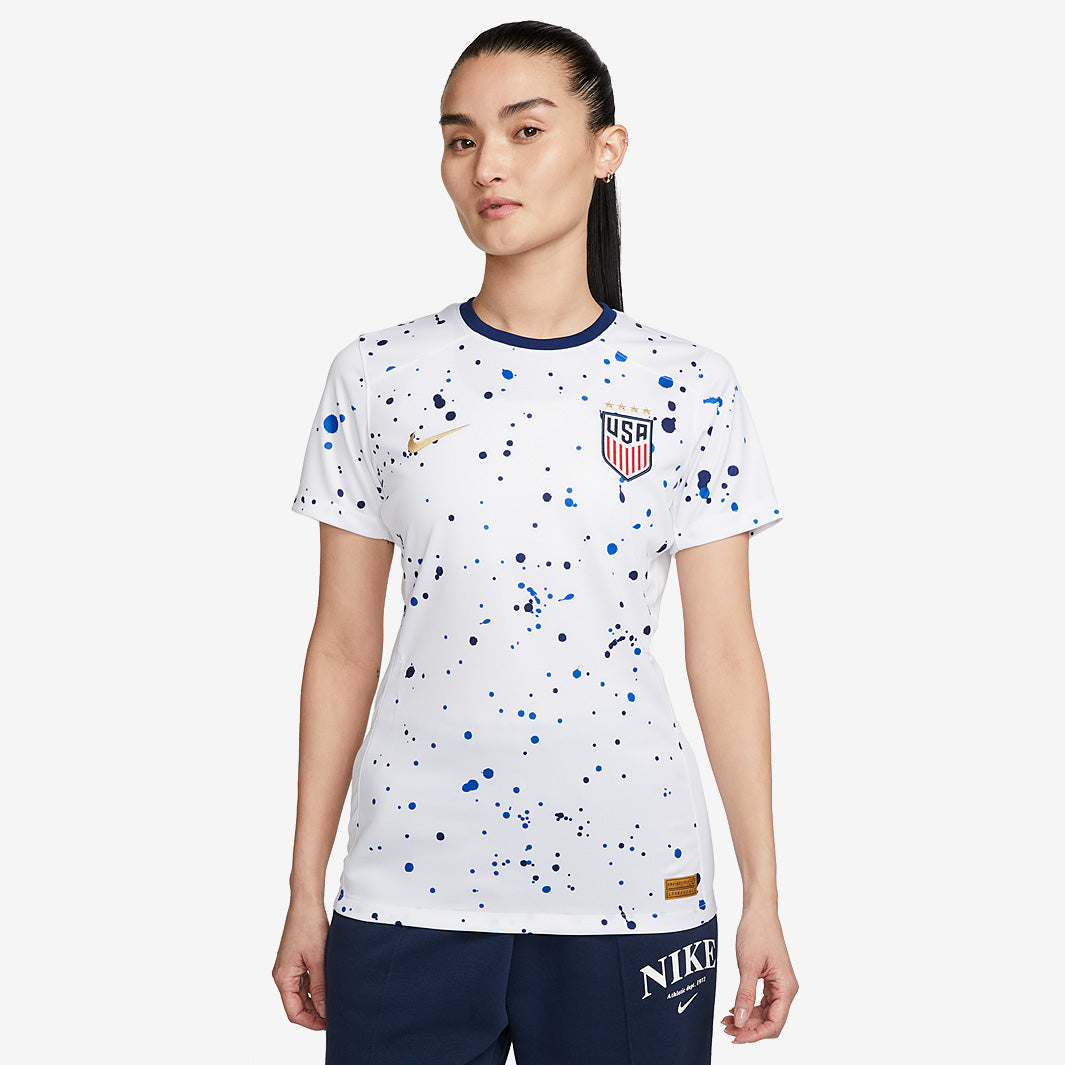Nike USA 2023 Womens Dri-Fit Home SS Stadium Shirt