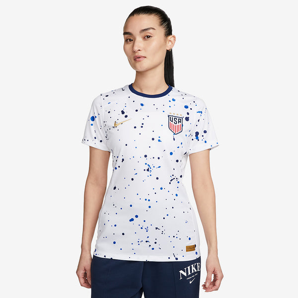 Nike USA 2023 Womens Dri-Fit Home SS Stadium Shirt