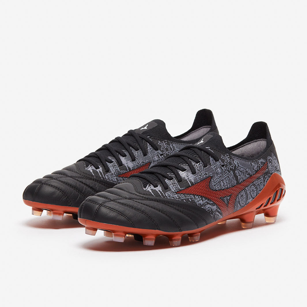 Mizuno Morelia Neo III SR4 Elite - Black/High Risk Red/Black