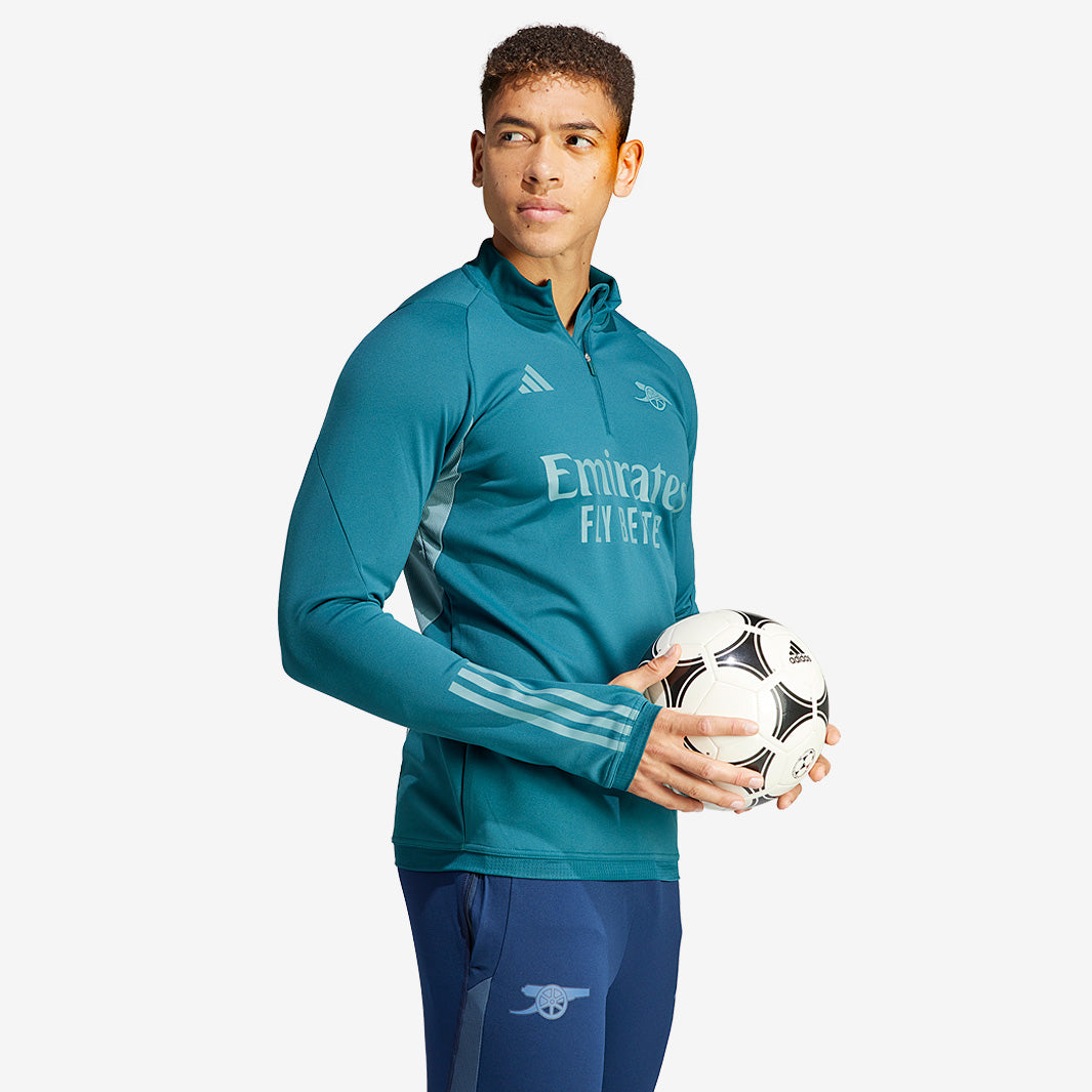 adidas Arsenal FC 23/24 EU Training Top - Rich Green - Mens Replica