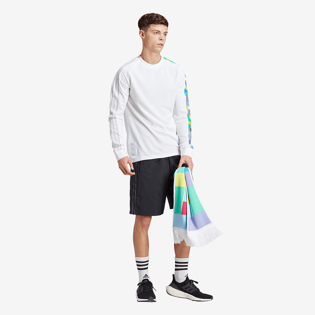 adidas Manchester United x Peter Saville LS Shirt - White - Mens