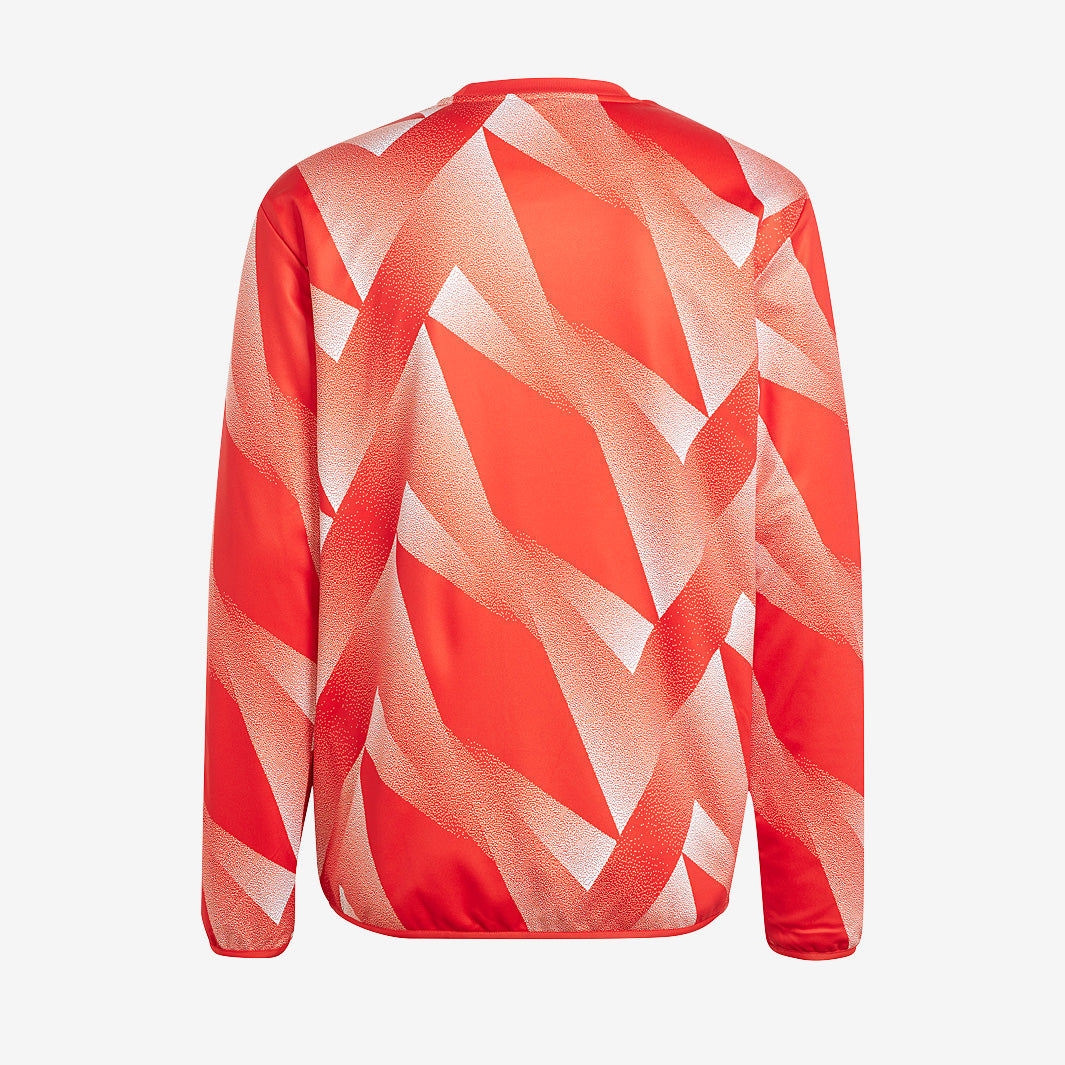 adidas Bayern Munich 23/24 Pre-Match Warm Up Top - Red/White