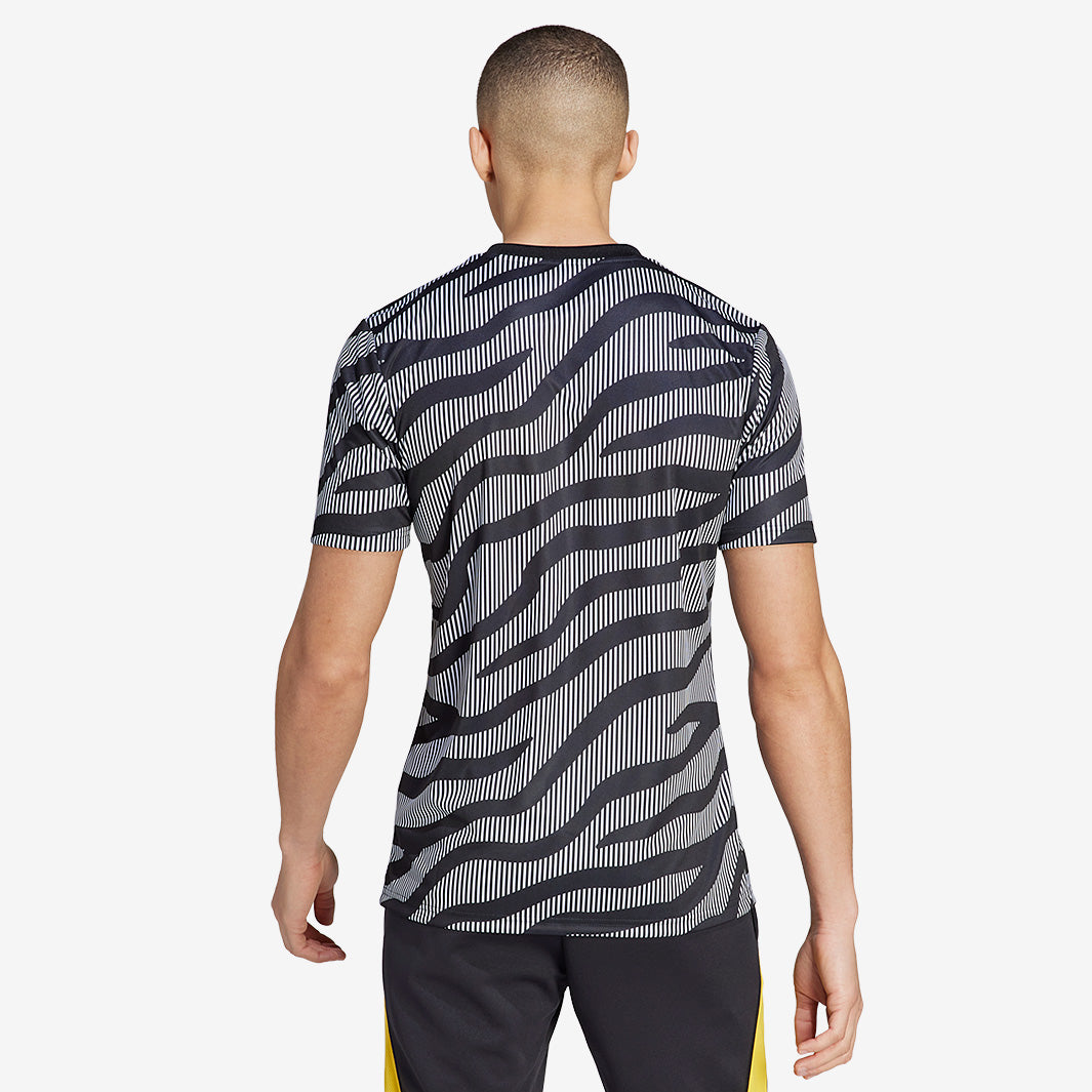adidas Juventus 23/24 Pre-Match Shirt - Black/White - Mens Replica