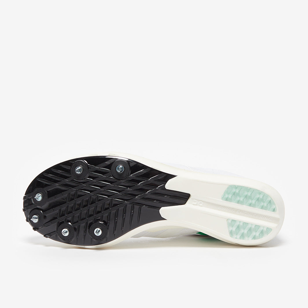 On Cloudspike 10000m - Undyed White/Mint - Mens Shoes