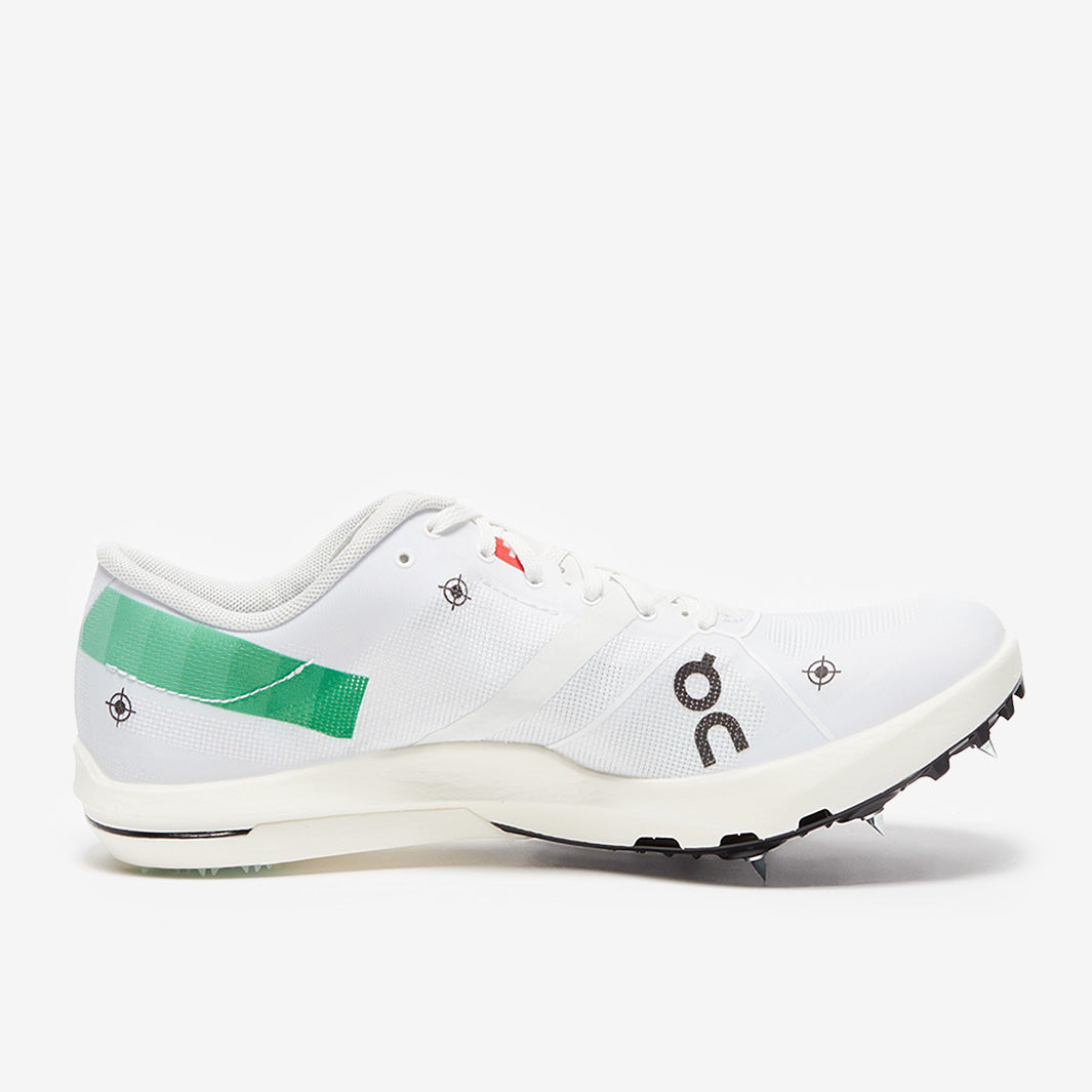 On Womens Cloudspike 10000m - Undyed White/Mint - Womens Shoes