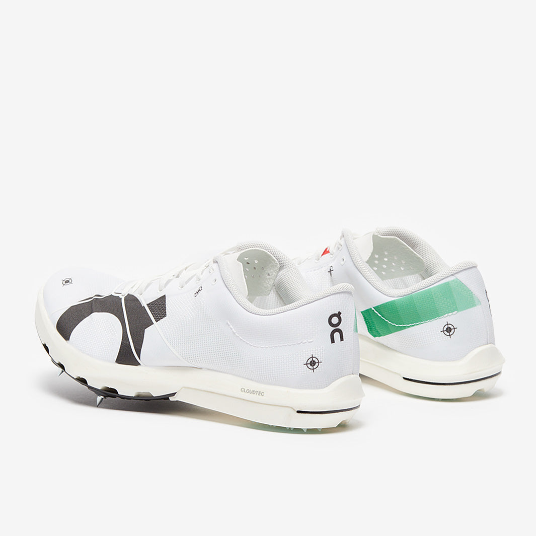 On Womens Cloudspike 10000m - Undyed White/Mint - Womens Shoes