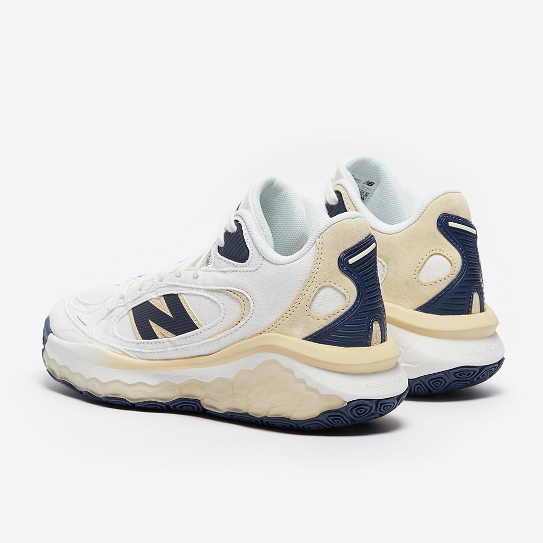 New Balance Fresh Foam BB - Sea Salt/Forest Green/Gold - Mens Shoes