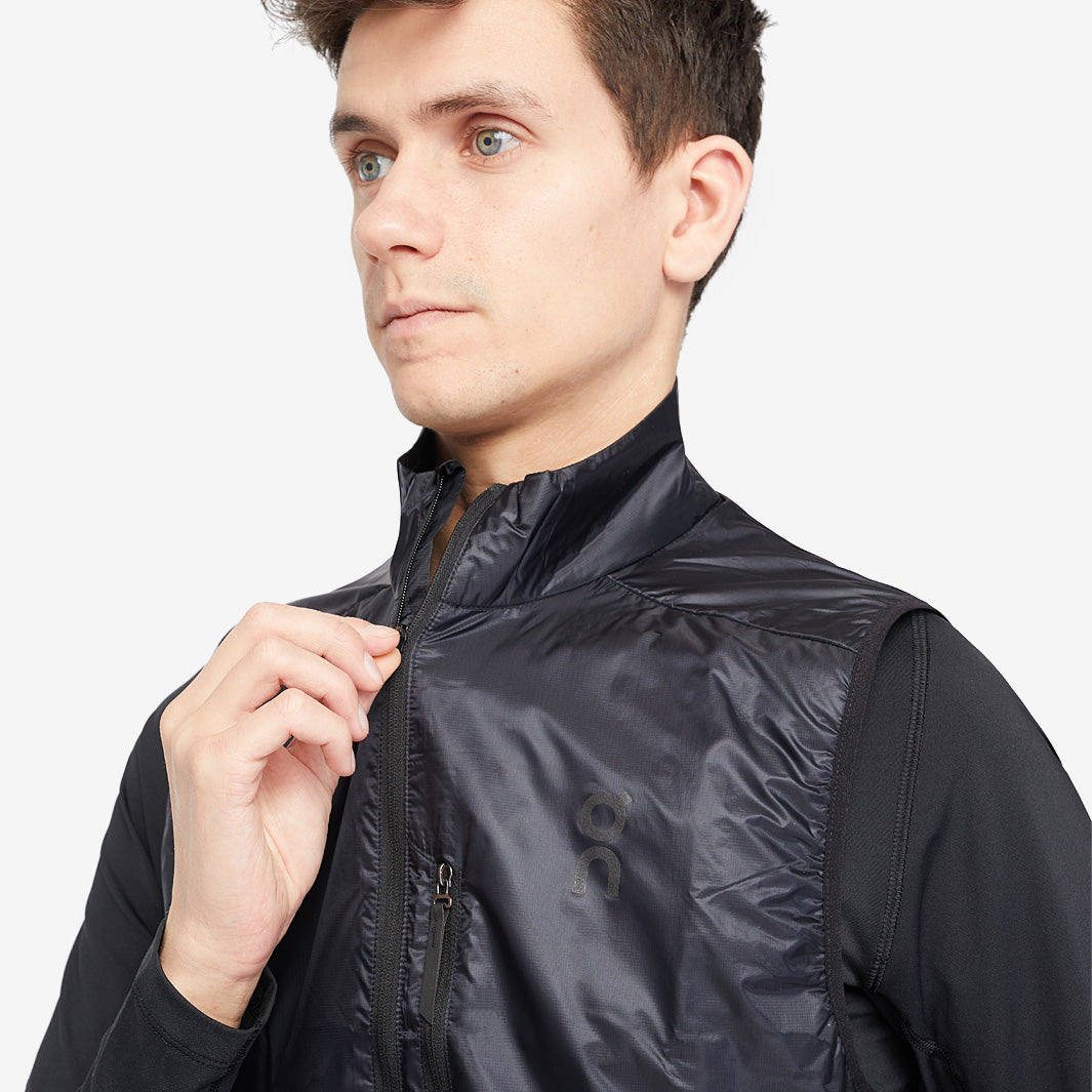 On Weather Vest - Black - Mens Clothing