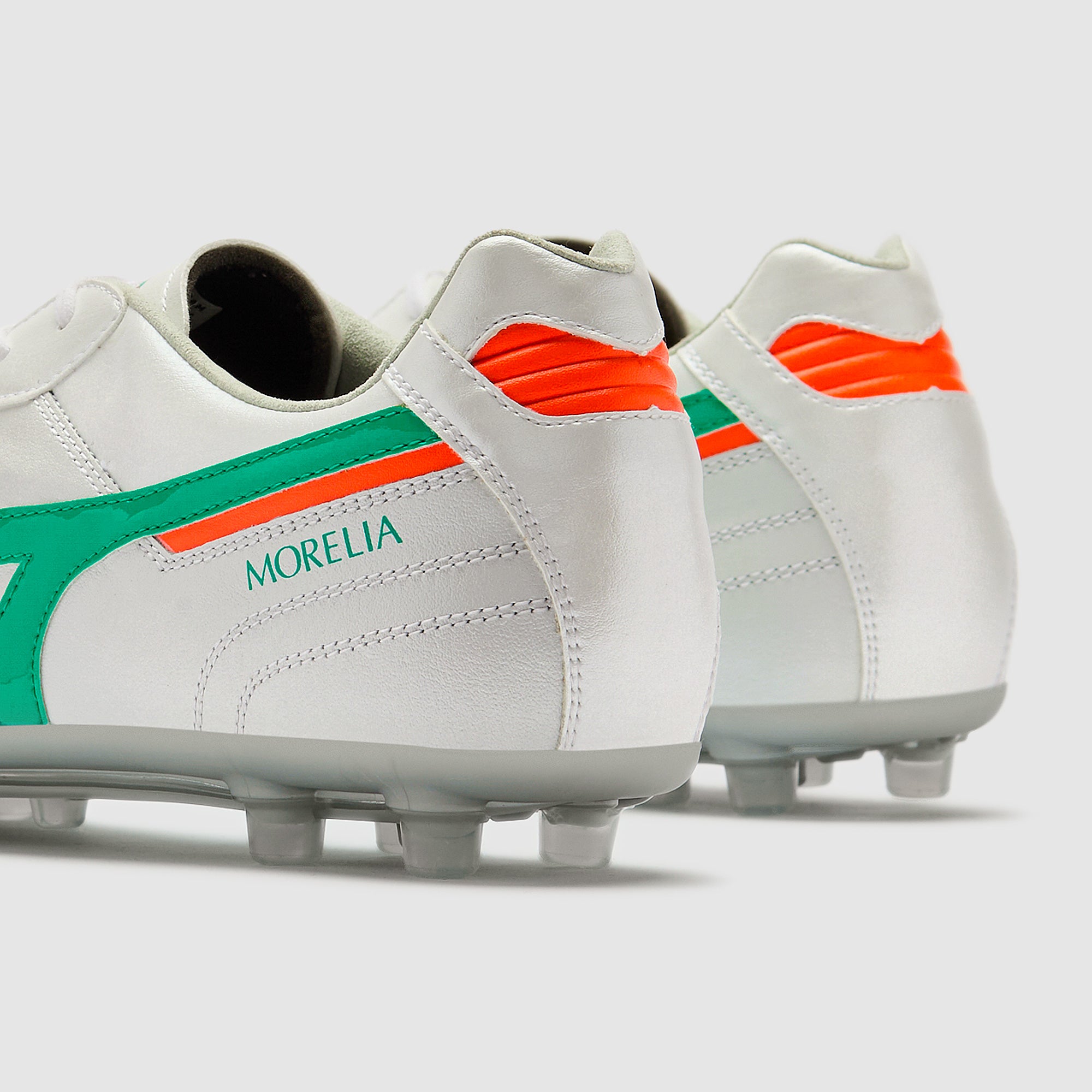 Mizuno Morelia II Elite Artificial Grass - White/Arcadia/Lava