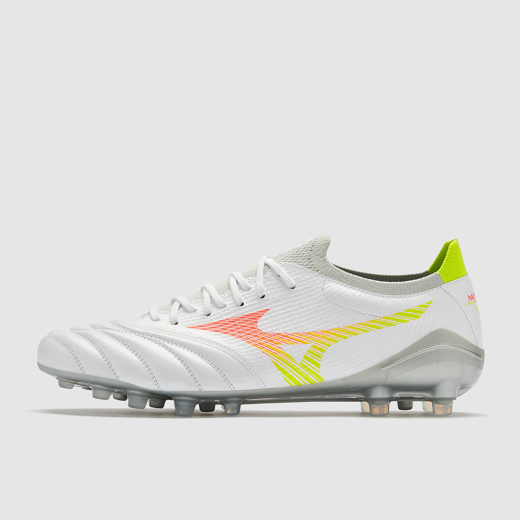 Mizuno Morelia Neo V Beta Select Artificial Grass - White/Lava