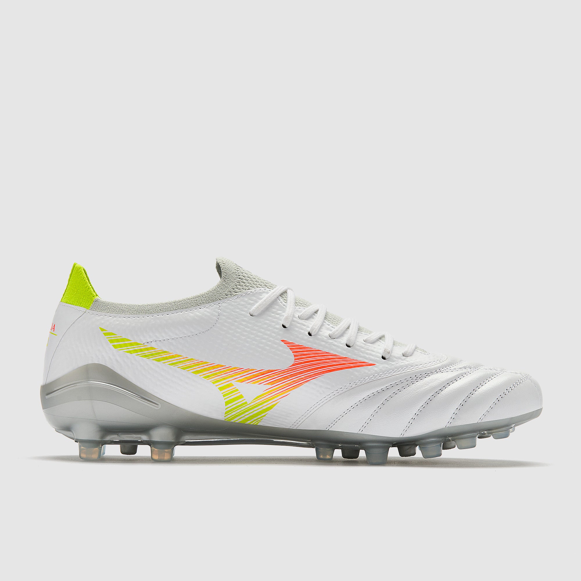 Mizuno Morelia Neo V Beta Pro Artificial Grass - White/Lava Orange Mizuno Morelia Neo V Beta Pro Artificial Grass - White/Lava Orange