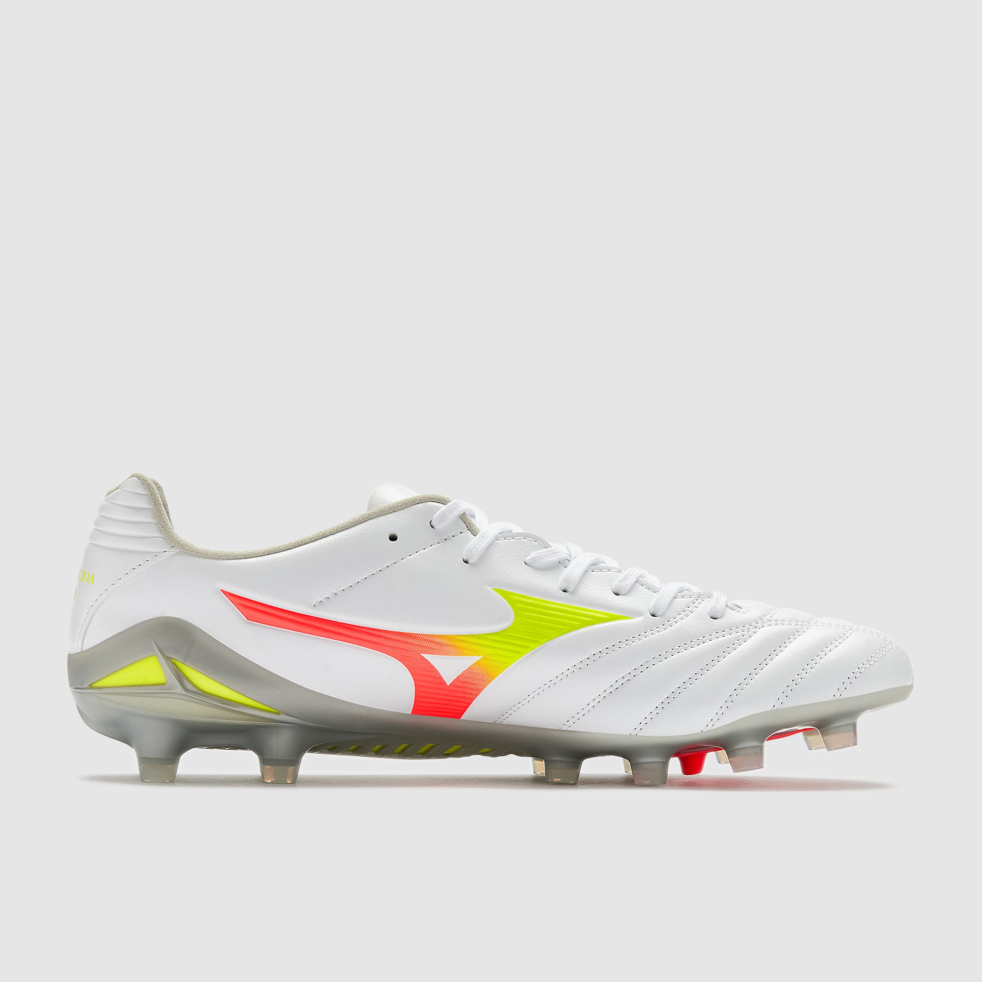 Mizuno Monarcida Neo III Pro Firm Ground - White/Evening Primrose
