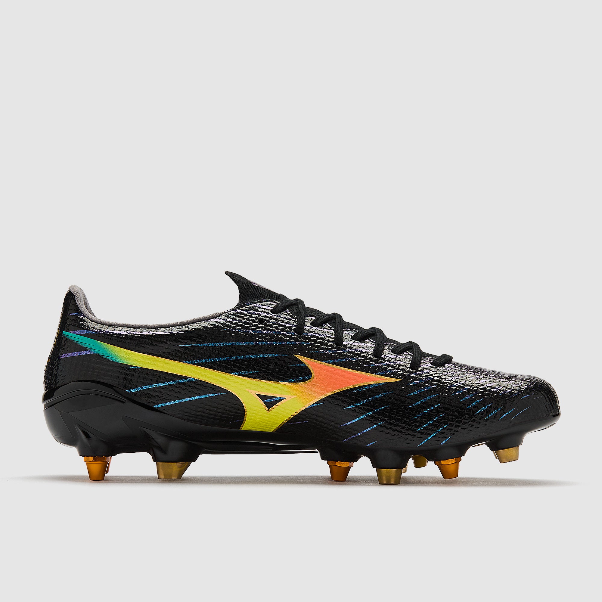Mizuno Alpha III Made Indoor Japan Mix Soft Ground - Black/Lava