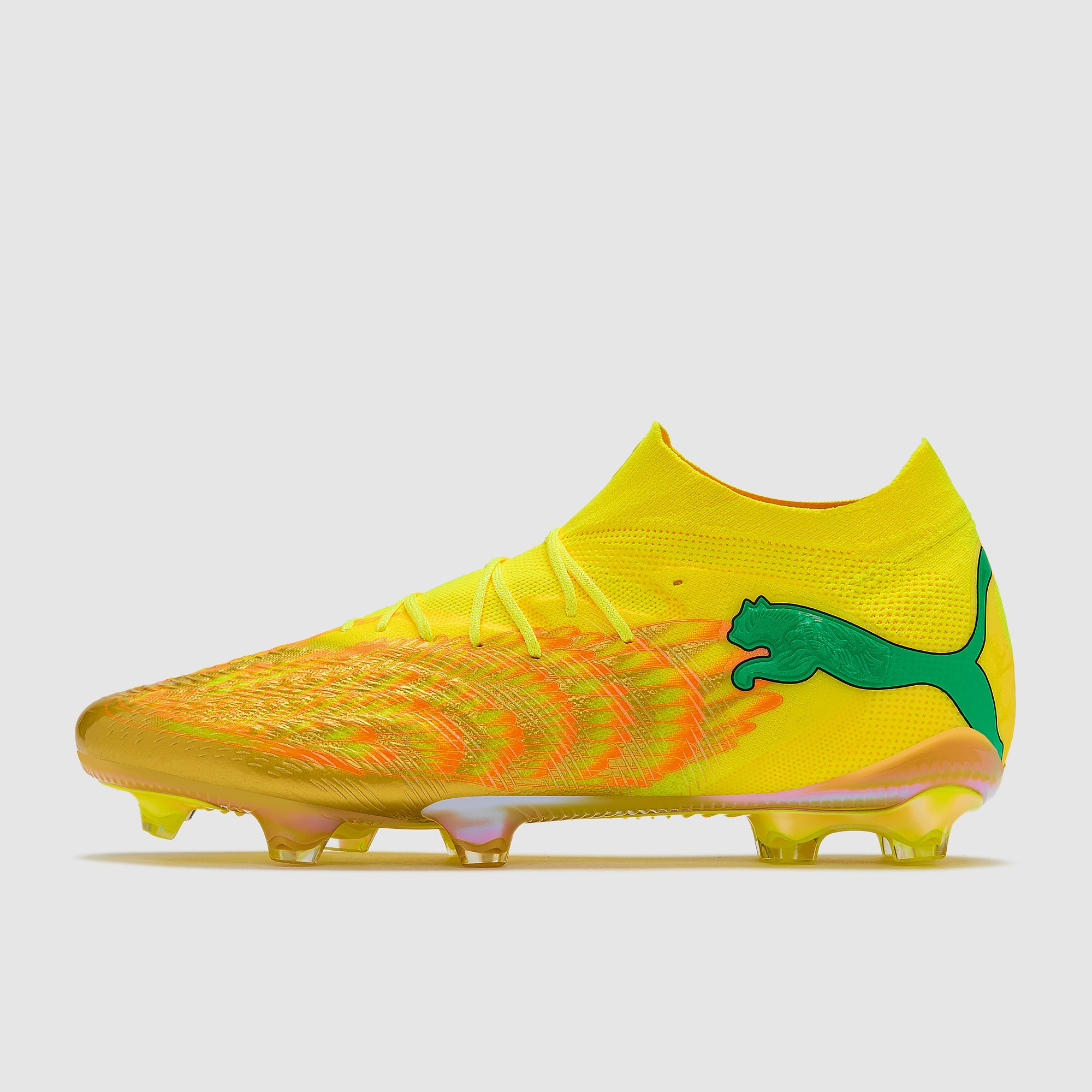 PUMA Future9 KidSuper サッカー スパイク FG ネイマール Puma Future 9 Ultimate KidSuper x Neymar Firm Ground - Lemon Crush
