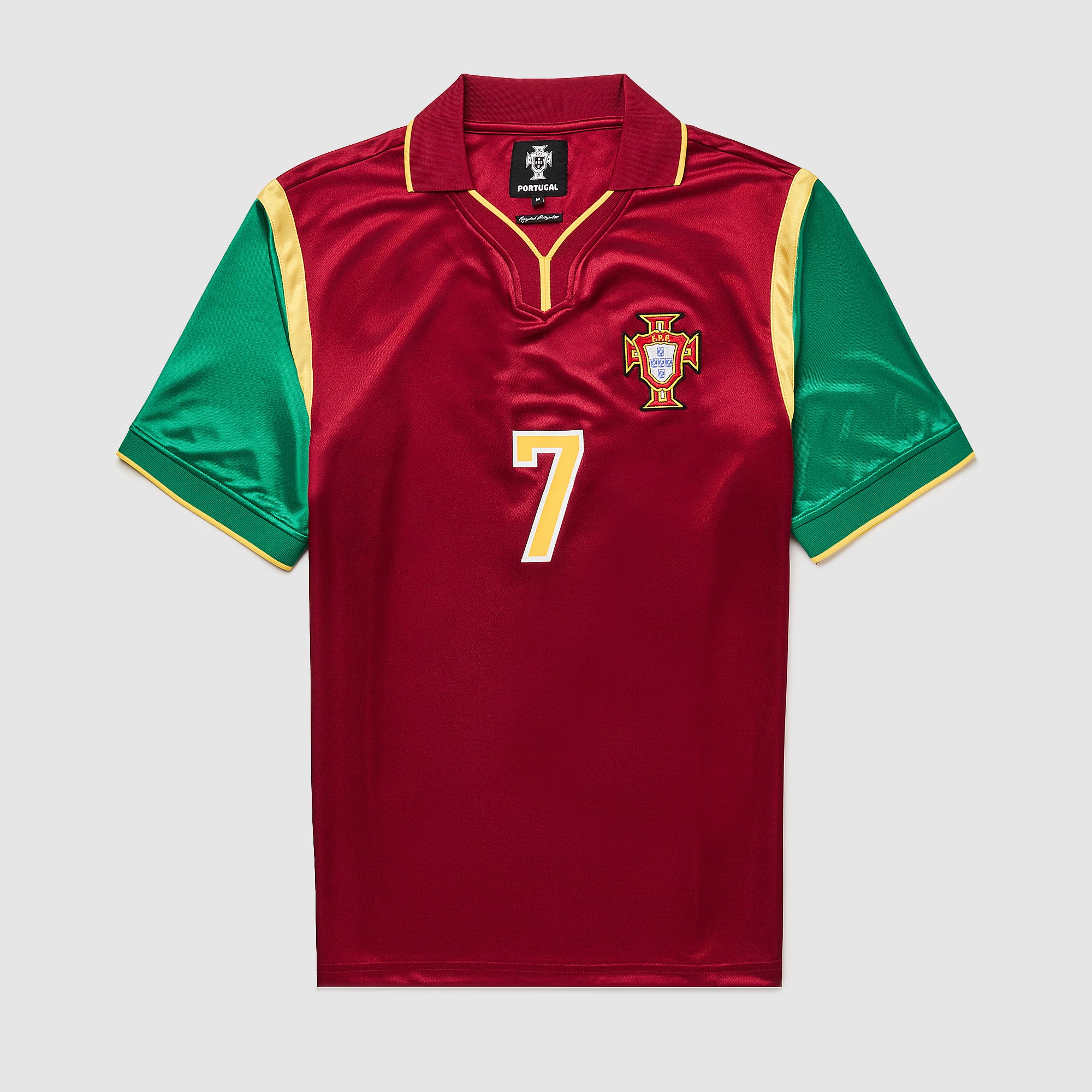 Nike Portugal 2004 Re-Issue SS Shirt With Figo 7 - Sport Red/Pine