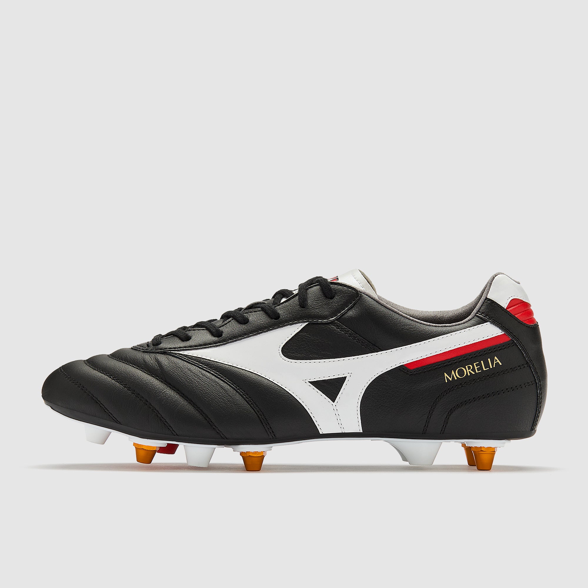 Mizuno Morelia II Elite Mix Soft Ground - Black/White/Chinese Red