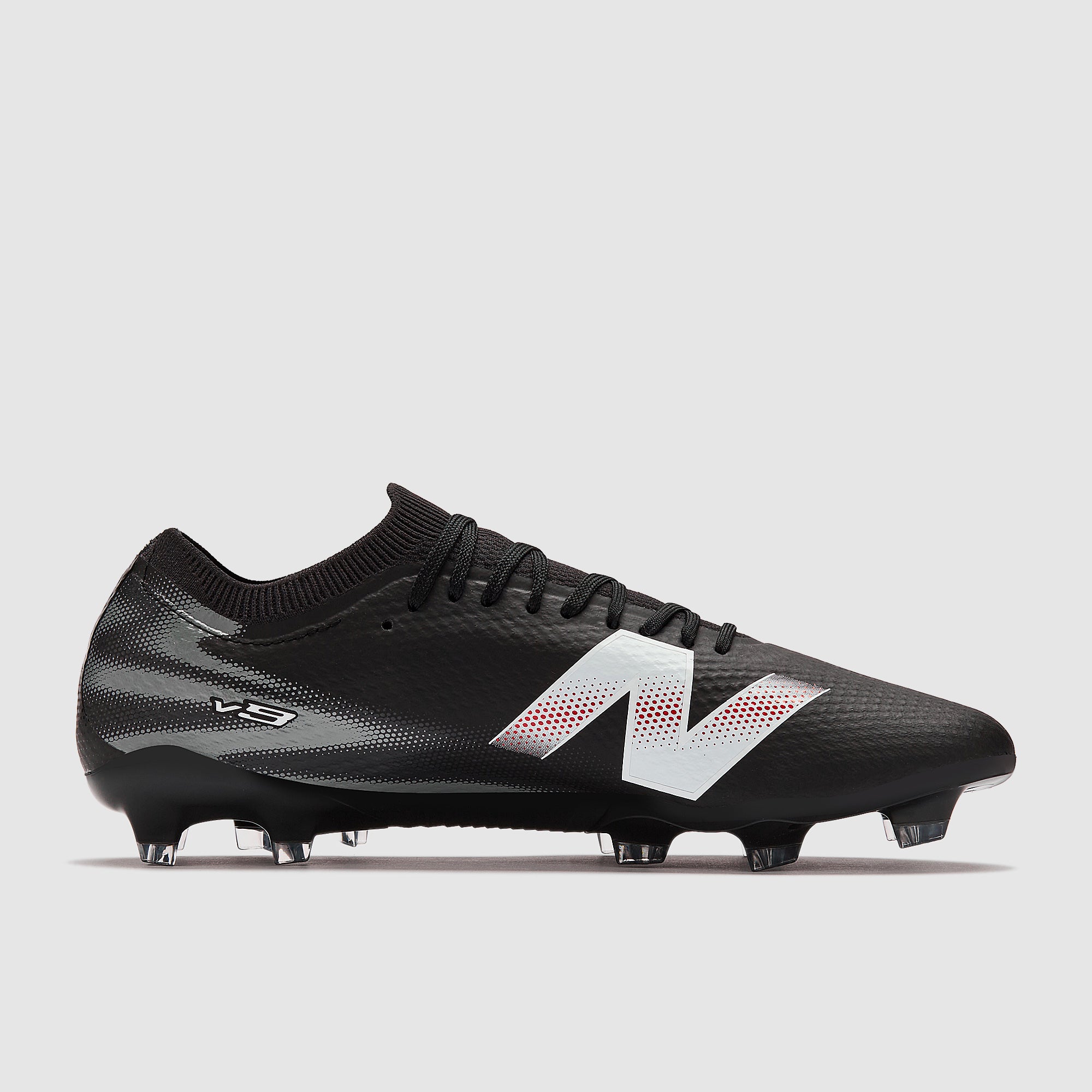 New Balance Furon サッカーシューズ ブラック New Balance Furon V9 Pro Firm Ground - Black 100/NB 103 White