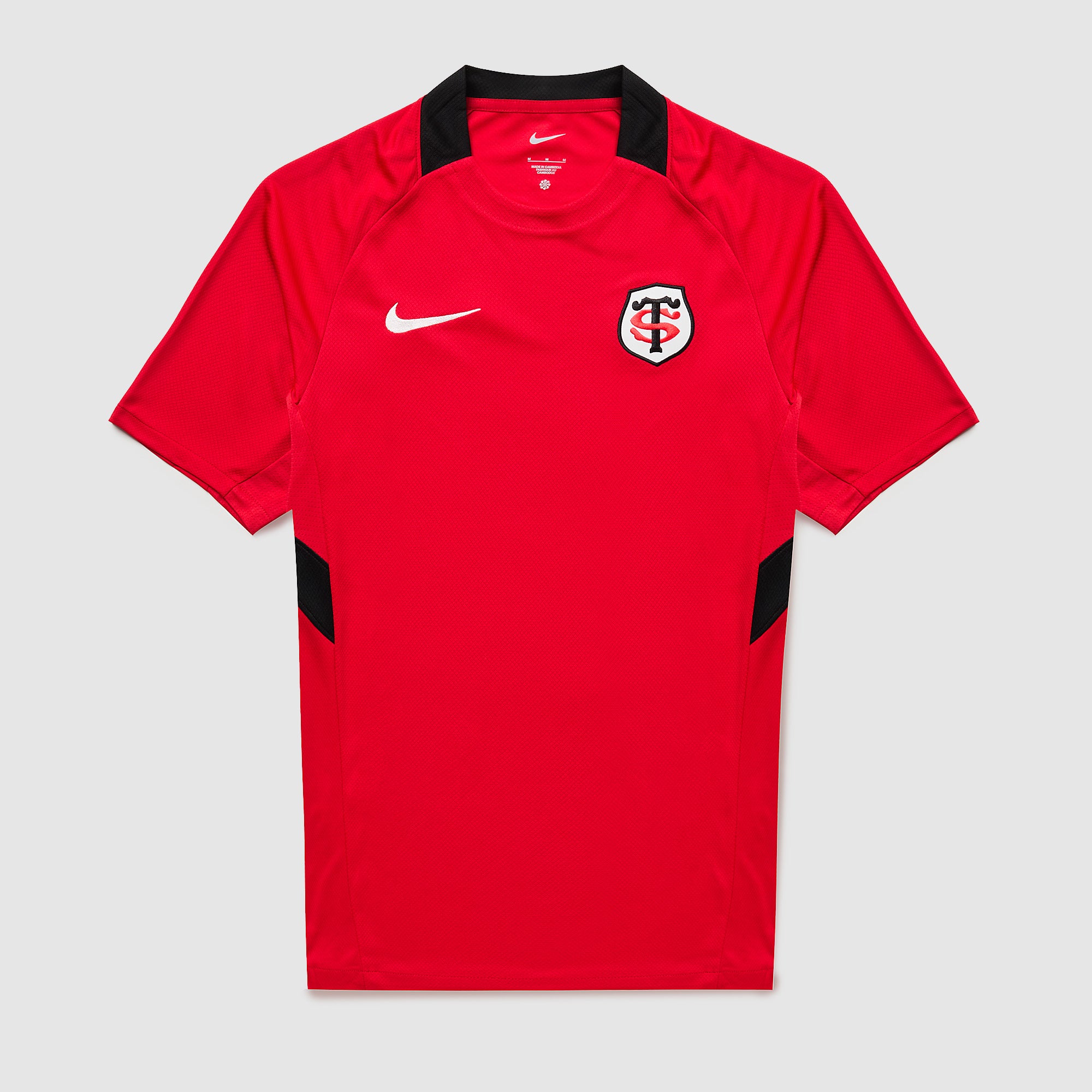 Toulouse ラグビーTシャツ Nike 8 FIDUCIAL Nike Stade Toulousain 26/27 Training Top - University Red/Black
