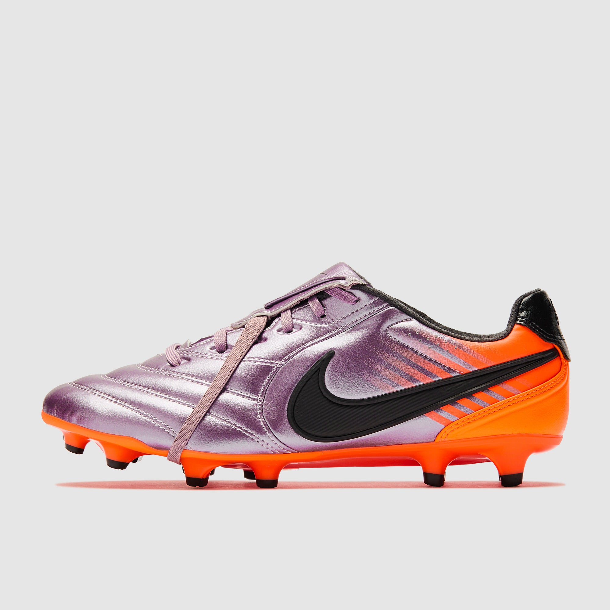 Nike Tiempo Ligera Pro Tongue Firm Ground - Bleached Lilac/Black