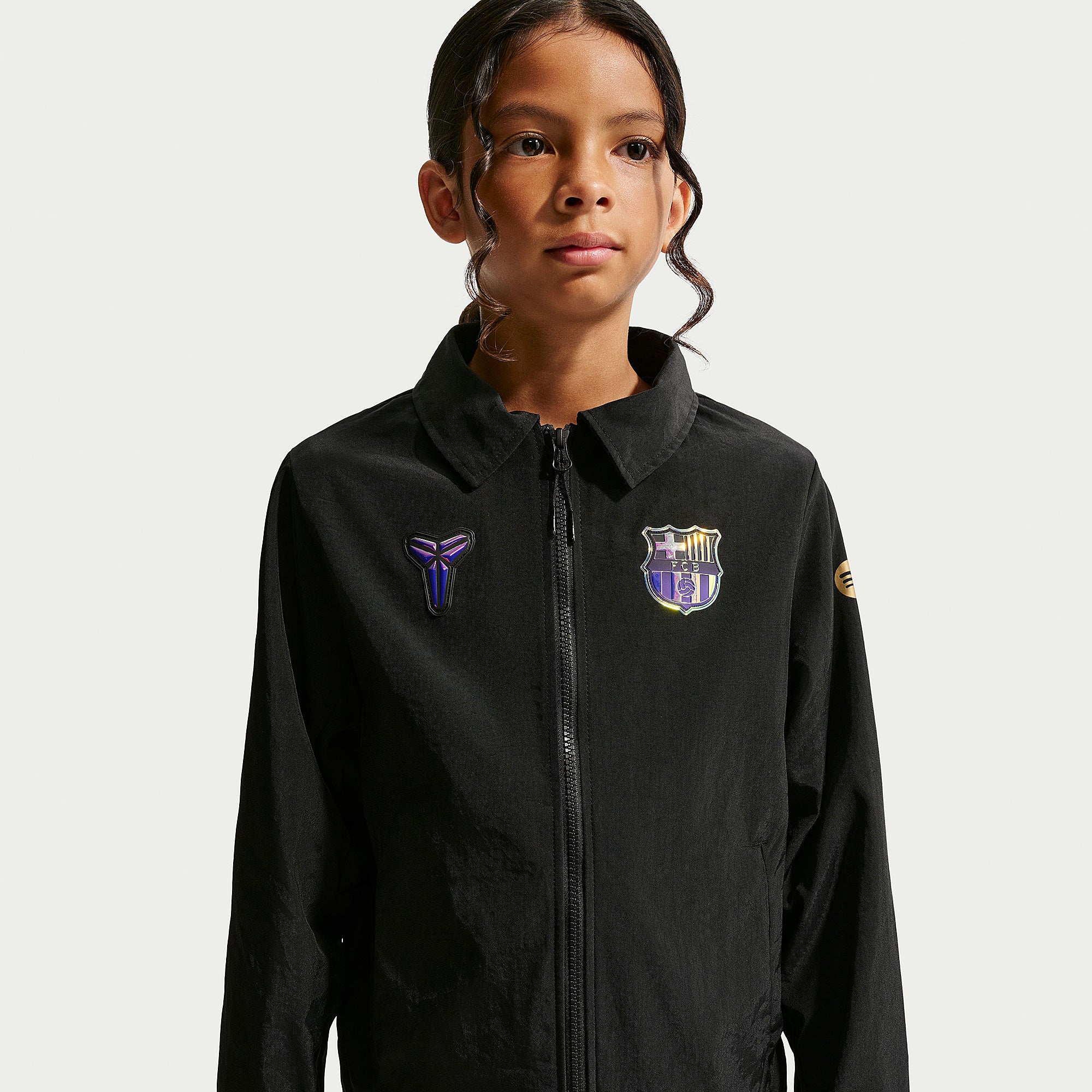 Nike Kobe Bryant x FC Barcelona 26/27 Kids Woven Jacket - Black