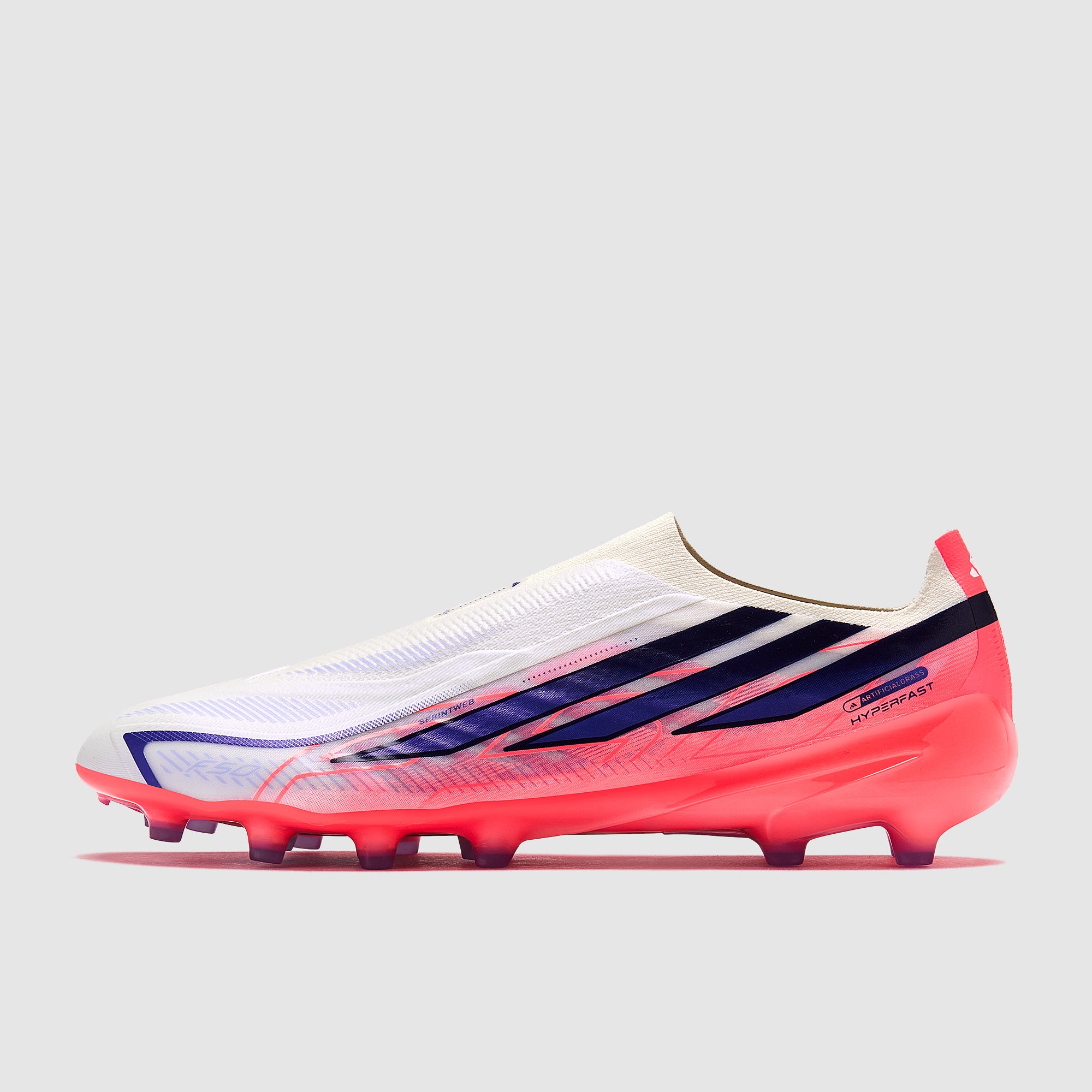 adidas F50 Hyperfast Pro Laceless Artificial Grass - Ftwr White