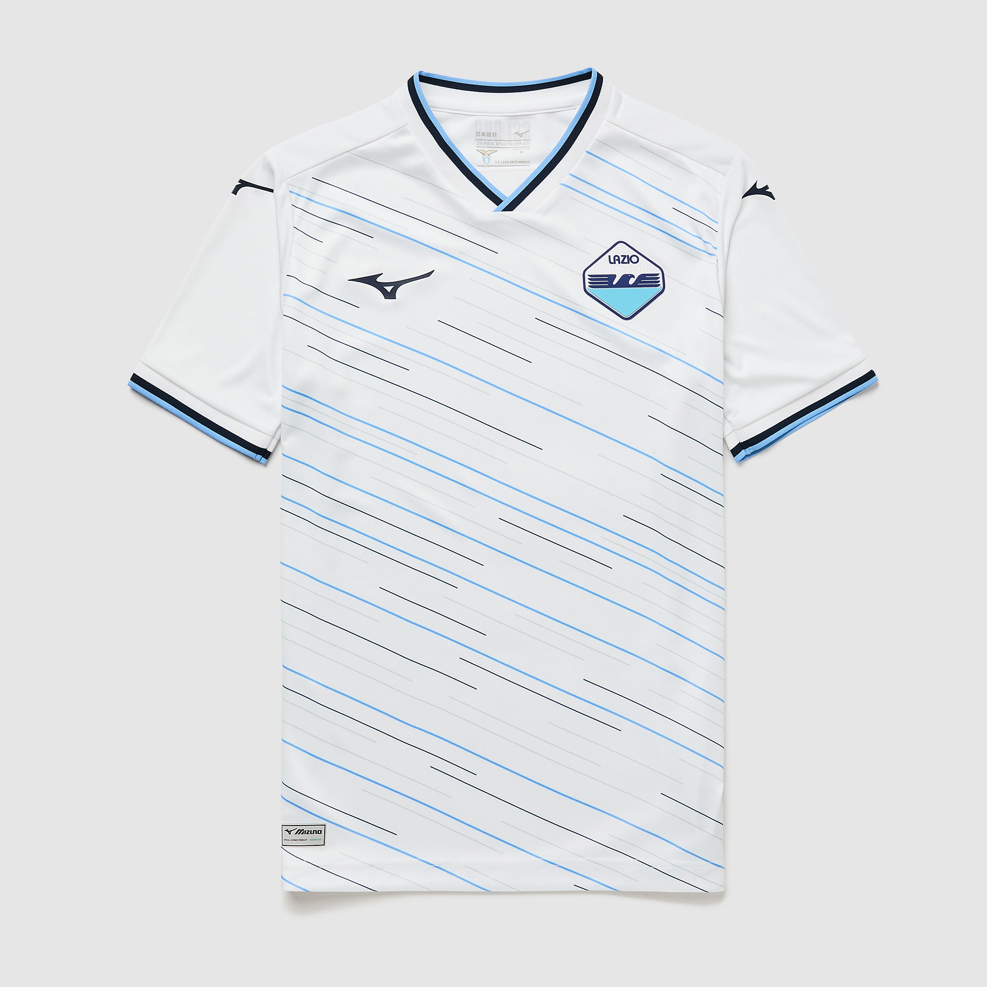 Mizuno Lazio 26/27 Away Shirt - White - Mens Replica
